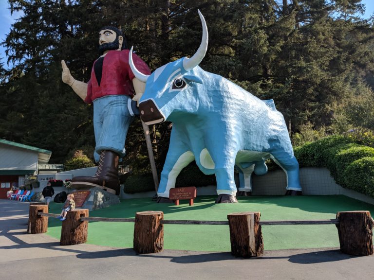 Trees of Mystery BIG Paul Bunyan on a Road Trip in Northern California