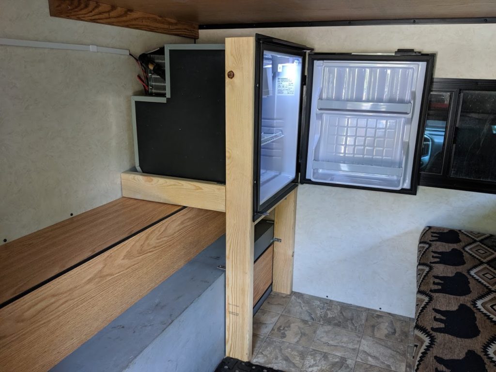 overland truck camper fridge